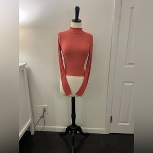 American Eagle Outfitters Vibrant Coral Top